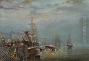 Port Scene by Stanislas Gorin