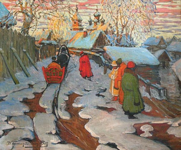 Traineau Dans La Neige - view 1