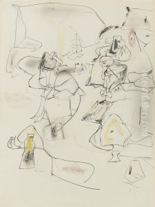 Study For The Unattainable by Arshile Gorky