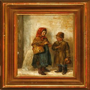 Two Poor Children by Ivan Lavrentievich Gorokhov