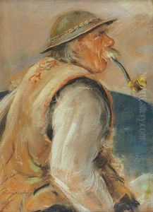 Goral Z Fajka by Stanislaw Gorski