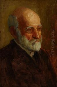 Portrait Of A Man With Glasses And Beard by Aaron Harry Gorson