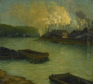 Pittsburgh Mills, Evening by Aaron Harry Gorson