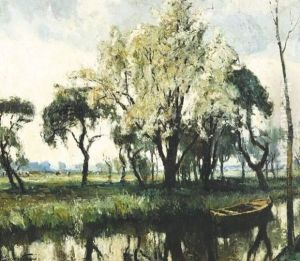 Zomerlandschap by Pieter Gorus