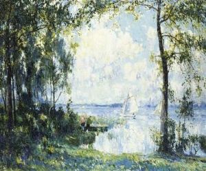 Voiliers Sur Le Lac A Overmere Donk by Pieter Gorus