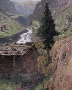 Sommerlicher Gebirgsbach by Albert H. Gos