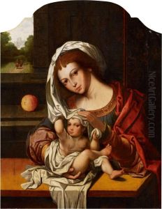 Madonna Mit Kind by Jan Mabuse