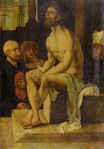 Christ On The Cold Stone by Jan Mabuse