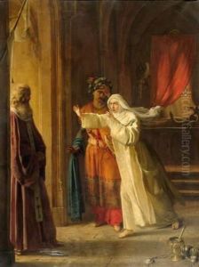 Mathilde Et Malek Surpris Dans Le Tombeau De Montmorency Par L'archeveque De Tyr