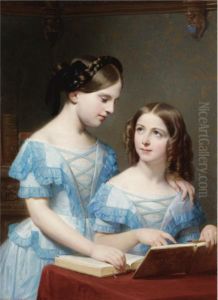 Les Deux Soeurs (the Two Sisters) by Nicolas Louis Francois Gosse