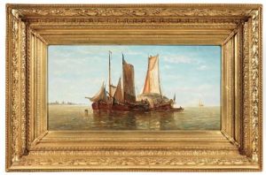 Marina Con Barche by Gosselin, Charles