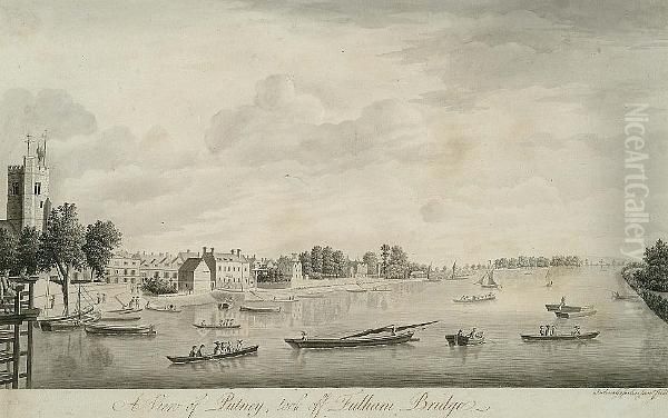 Putney From Fulham Bridge - view 1