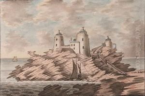 The Casket (sic) Lights Near Alderney
