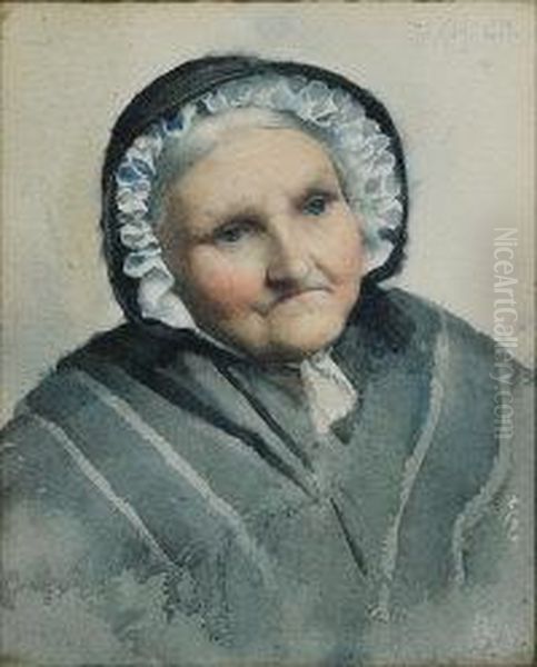 Portrait Of An Elderly Lady - view 1