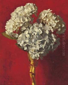 Hydrangeas by Thomas Cooper Gotch