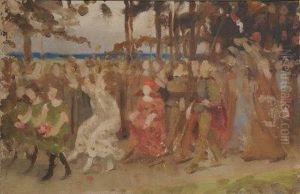 Golden Youth. A Preparatory Sketch by Thomas Cooper Gotch