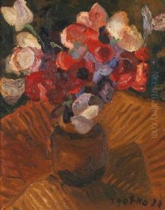 Bouquet D Anemones by Jacques Gotko