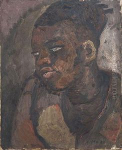 Portrait De Jeune Fille by Jacques Gotko