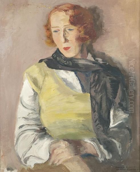 Portrait Of Red-haired Lady - view 1