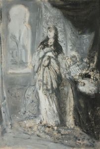 Sketch Of Reha by Maurycy Gottlieb