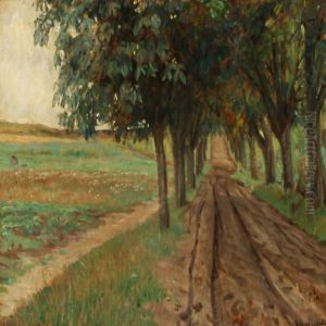 Kastaniealleen, Der Forer Til Sandflugtsmonumentett Itisvilde by Albert Gottschalk