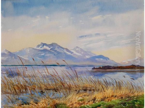 Blick Uber Den Chiemsee Auf Diekampenwand - view 1