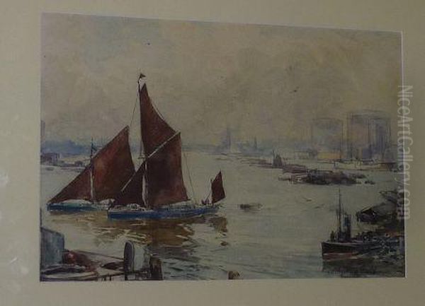 Thames Barges - view 1