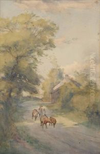 Driving Cattle by David Gould