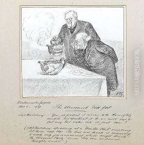 The Unionist Tea-pot Together With 9 Othercartoons And Sketches By The Same Hand by Francis Carruthers Gould