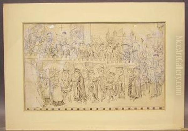 Procession Of British Royalty - view 1