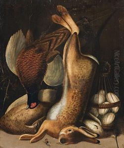 Still Life With Hare And Pheasant by William Buelow Gould