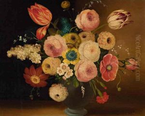 Still Life Of Flowers by William Buelow Gould