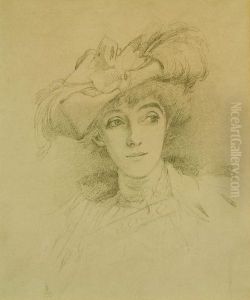 Portrait Of A Lady by Frederick Goulding