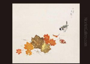 Falling Leaves by Nishimura Goun
