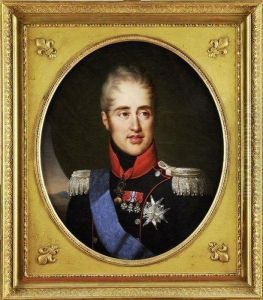Portrait En Buste De Monsieur, Comte D'artois,futur Charles X