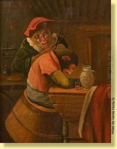 Le Singe Coiffeur by Leon Lucien Goupil