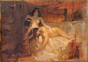 Scene Orientaliste by Pierre Gourdault