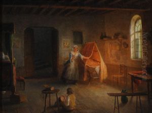 < L""""""""enfant Endormi, Reveille Par Un Petit Joueur De Tambourin >. < L""""""""enfant Endormi, Reveille Par Un Petit Joueur De Tambourin >.