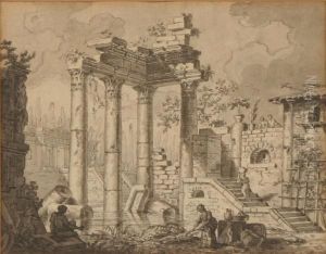 Ruins by Johann Franz Gout