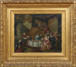 Scene De Banquet by Hendrik Govaerts