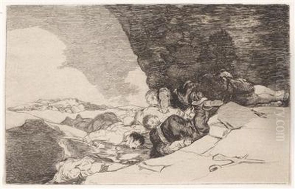 Zwei Radierungen Aus"los Desastres De La Guerra" - view 1