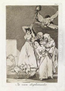 Ya Van Desplumados by Francisco Goya Fuendetodos