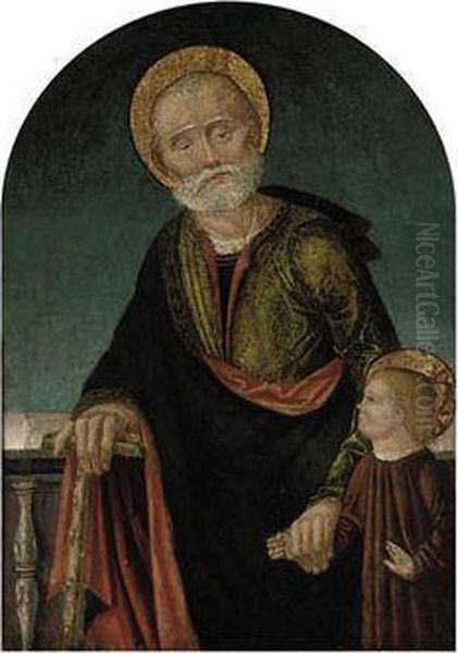 Saint Joseph And The Christ Child - view 1