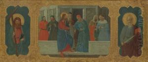 The Tribute Money With Christ And Saint Paul