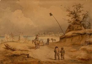 Rybacy, 1834 R. by Christian Grabau