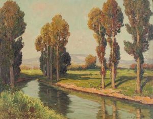 Landscape With A River by Peter Grabwinkler
