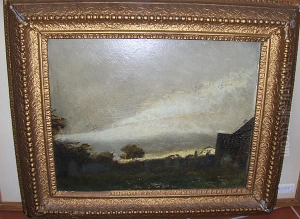 When Daylight Dies, Oil On Board - view 1