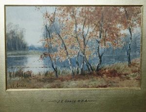 Autumn River by James Edward Grace