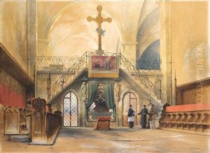 50 Gotisches Kircheninneres Mit Lettner