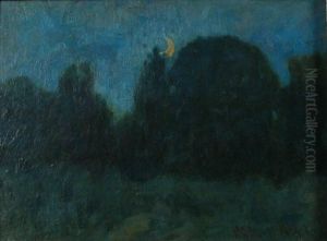 "early Moonlight" by Carl C. Graf